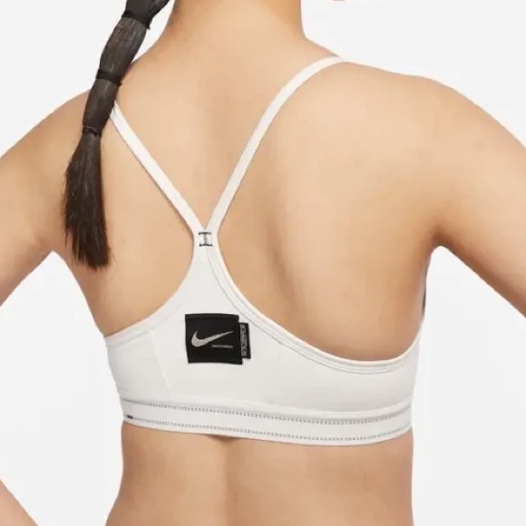 NIKE DRI-FIT Indy Sports Bra  Sand Drift Color Way - Picture 4 of 9